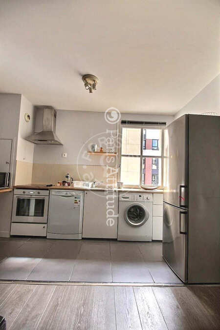 Cozinha Apartamento mobilado - 42m²  - 1 quarto - Place des Vosges - Paris