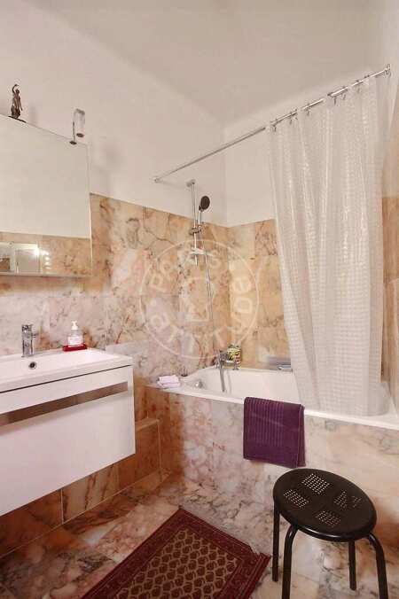 Badezimmer Möblierte wohnung - 53m²  - 1 Zimmer - Nation - Paris