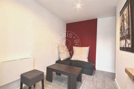 Sala Apartamento mobilado - 25m²  - 1 quarto - Montparnasse - Paris