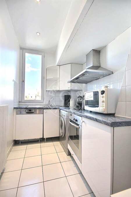 Cuisine Appartement meublé - 60m²  - 2 chambres - Montparnasse - Paris
