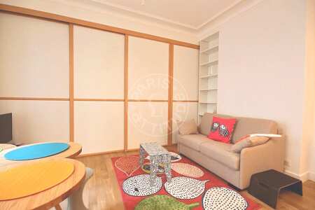 Sala Apartamento mobilado - 38m²  - 1 quarto - Montparnasse - Paris