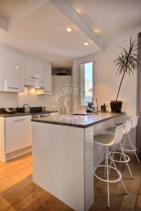 Cucina Appartamento arredato - 47m²  - 2 locali - Montmartre / Place des Abbesses - Parigi
