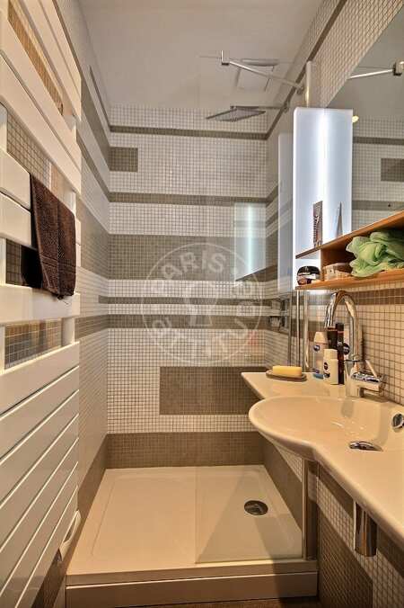 Bagno Appartamento arredato - 47m²  - 2 locali - Montmartre / Place des Abbesses - Parigi