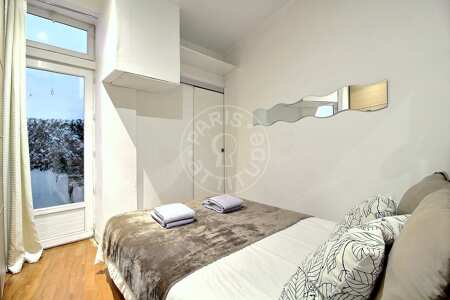 Camera da letto Appartamento arredato - 39m²  - 1 locale - Canal Saint-Martin - Parigi