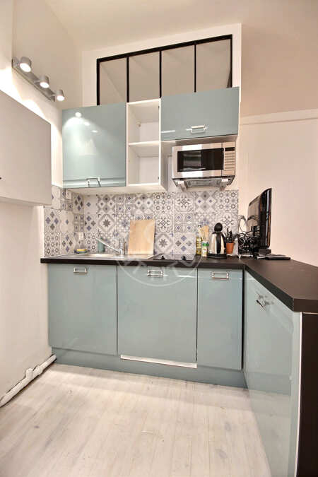 Cozinha Quitinete mobilado - 19m²  - Montorgueil - Paris