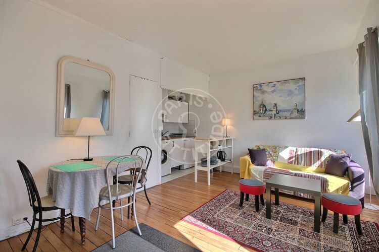 Salon - 1 chambre meublé - Paris 75005 - 11702