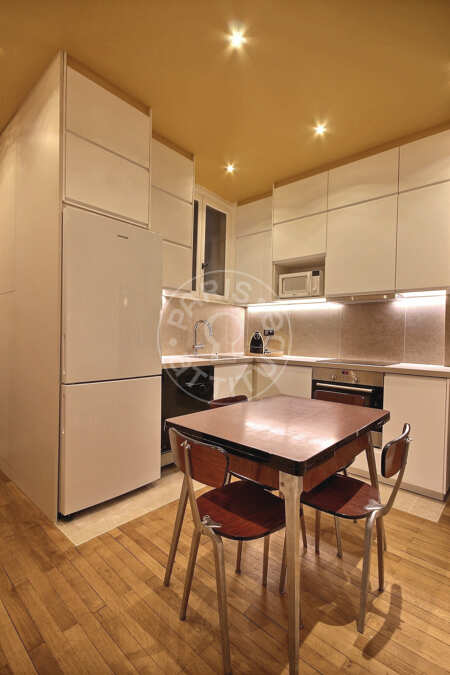 Cozinha Apartamento mobilado - 116m²  - 3 quartos - Neuilly-sur-Seine