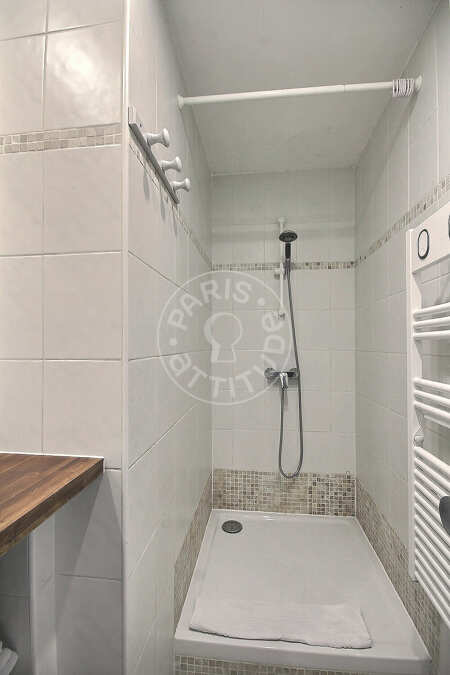 Baño Piso amueblado - 46m²  - 1 dormitorio - Châtelet - París