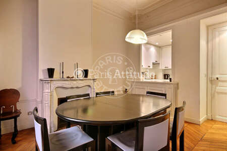 Salle à manger Appartement meublé - 118m²  - 2 chambres - Saint-Germain - Paris