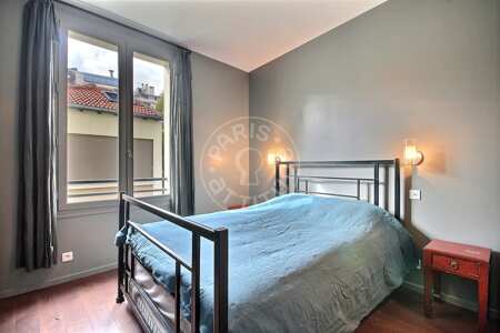 Bedroom Furnished loft - 143m²  - 3 bedrooms - Canal Saint-Martin - Paris