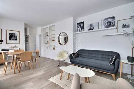 Salotto Appartamento arredato - 42m²  - 1 locale - Auteuil - Parigi