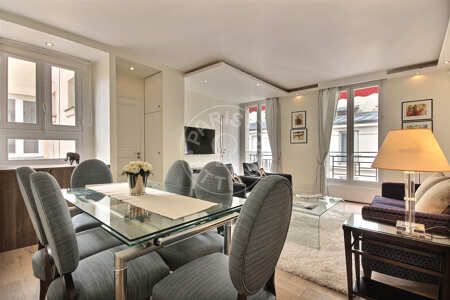 Salle à manger Appartement meublé - 57m²  - 2 chambres - Arc de Triomphe - Paris