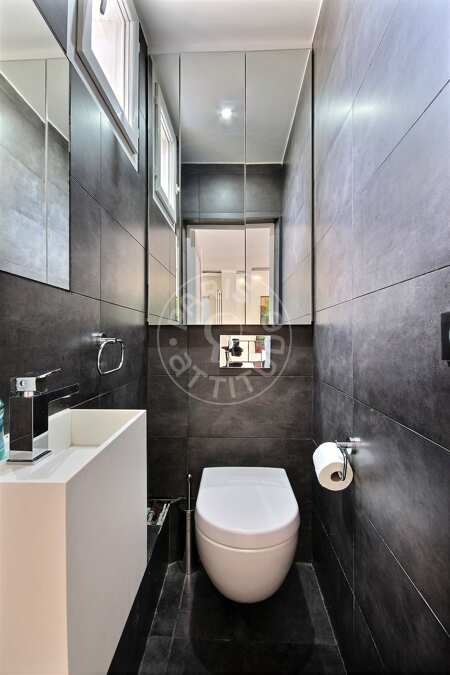 Toilettes Appartement meublé - 57m²  - 2 chambres - Arc de Triomphe - Paris
