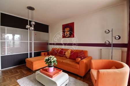 Salon Studio alcove meublé - 40m²  - Charonne - Paris