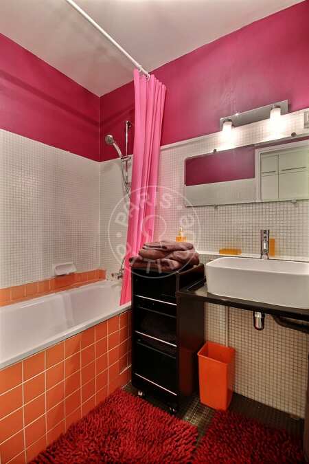 Salle de bain Studio alcove meublé - 40m²  - Charonne - Paris