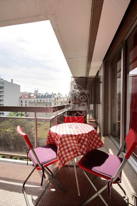 Balcon Studio alcove meublé - 40m²  - Charonne - Paris