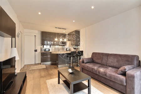 Salon Studio meublé - 25m²  - Montorgueil - Paris