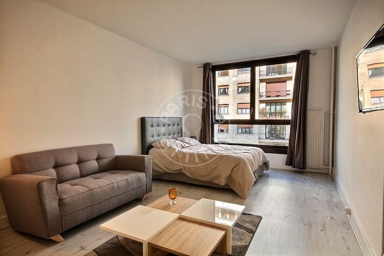 Living room - Furnished studio - Paris 75016 - 11818
