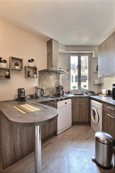 Cucina Appartamento arredato - 63m²  - 2 locali - Saint-Lazare - Parigi