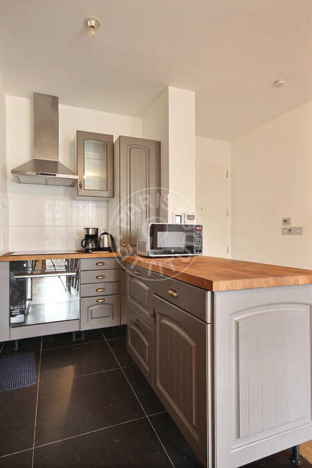 Küche Möblierte wohnung - 43m²  - 1 Zimmer - Batignolles - Paris