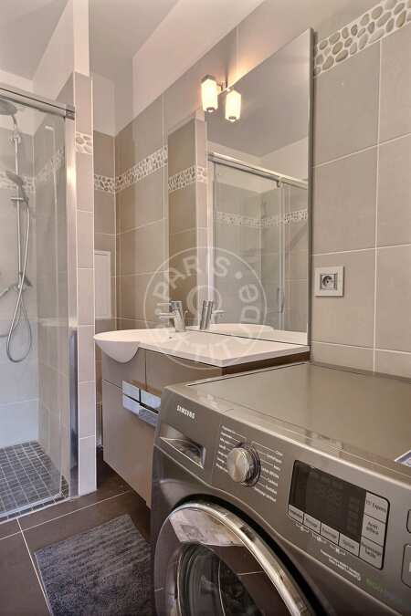 Badezimmer Möblierte wohnung - 43m²  - 1 Zimmer - Batignolles - Paris