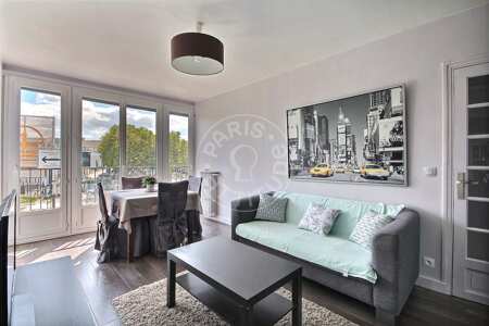 Salón Piso amueblado - 42m²  - 1 dormitorio - Porte de Versailles - París