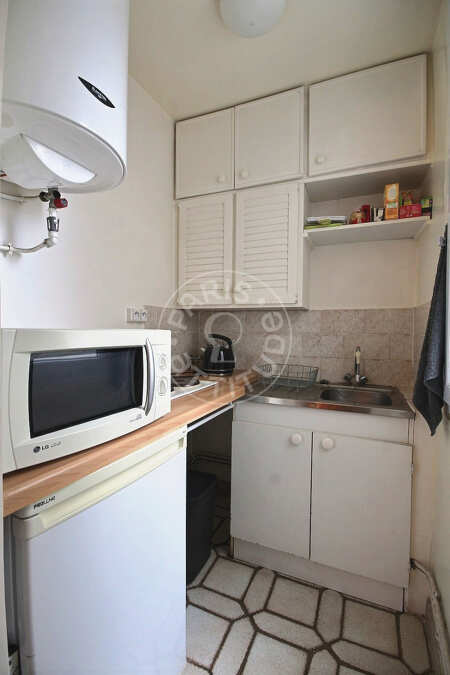 Cucina Appartamento arredato - 27m²  - 1 locale - Montmartre / Place des Abbesses - Parigi