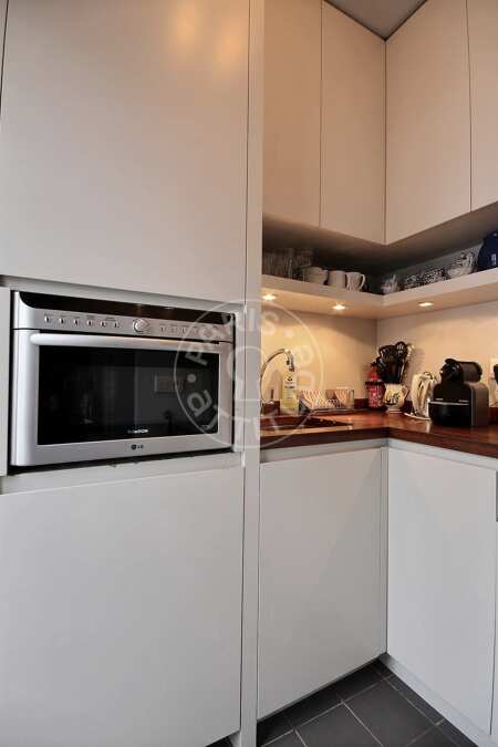 Cucina Appartamento arredato - 30m²  - 1 locale - Montmartre / Place des Abbesses - Parigi