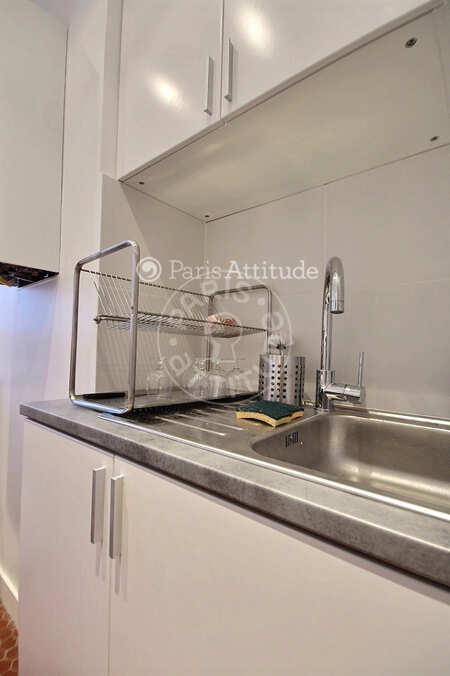 Cuisine Appartement meublé - 46m²  - 1 chambre - Jardin des Plantes - Paris