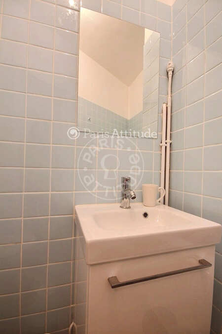 Salle de bain Appartement meublé - 46m²  - 1 chambre - Jardin des Plantes - Paris