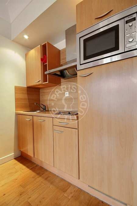 Kitchen Furnished apartment - 50m²  - 2 bedrooms - Montparnasse - Paris