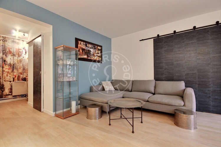Salon - 1 chambre meublé - Boulogne-Billancourt 92100 - 11879