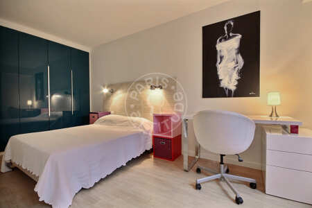 Camera da letto Appartamento arredato - 57m²  - 1 locale - Boulogne-Billancourt