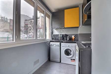 Cocina Estudio amueblado - 25m²  - Boulogne-Billancourt