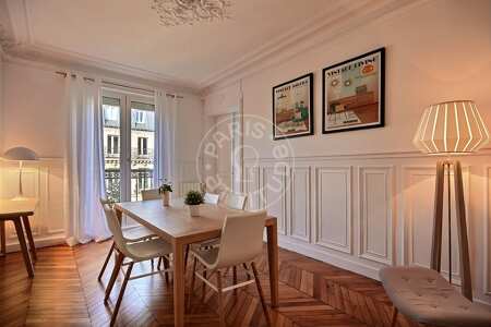 Sala de jantar Apartamento mobilado - 81m²  - 2 quartos - Miromesnil - Paris