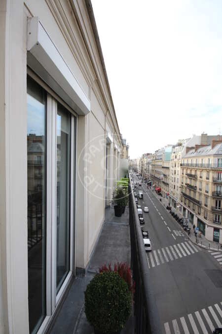Varanda Apartamento mobilado - 81m²  - 2 quartos - Miromesnil - Paris