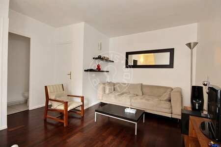 Wohnzimmer Möblierte wohnung - 38m²  - 1 Zimmer - Hôtel de Ville - Paris