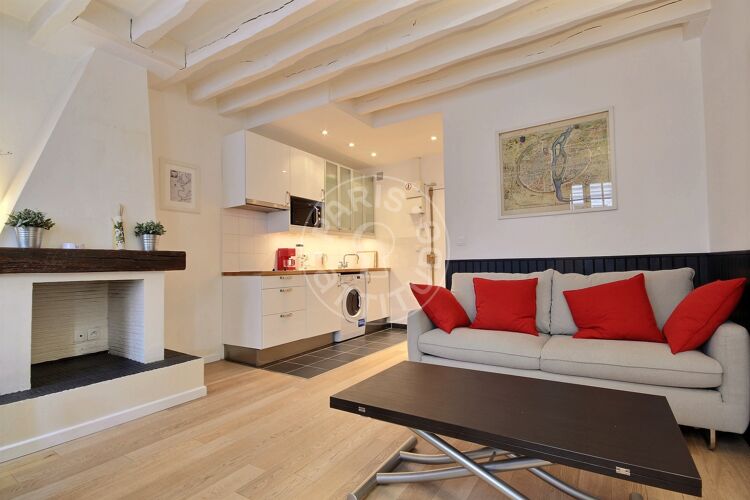 Living room - Furnished studio - Paris 75007 - 11911