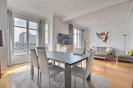 Esszimmer Möblierte wohnung - 81m²  - 2 Zimmer - Maison de la Radio - Paris