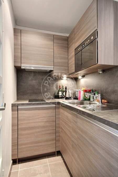 Cucina Appartamento arredato - 27m²  - 1 locale - Arc de Triomphe - Parigi