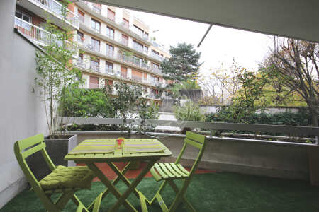 Terrace Furnished studio - 22m²  - Daumesnil - Paris