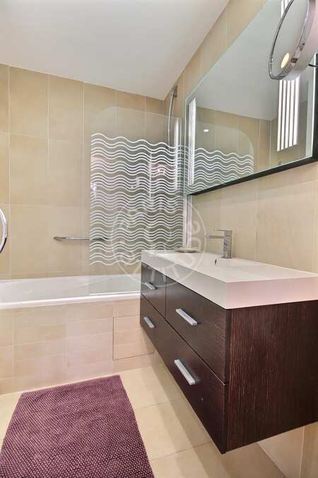 Baño Piso amueblado - 60m²  - 1 dormitorio - Place Monge - París