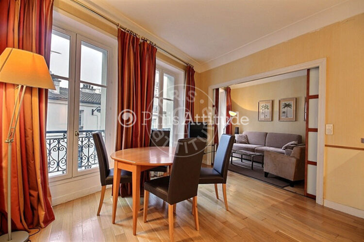 Living room - Furnished 1 bedroom - Paris 75014 - 11989