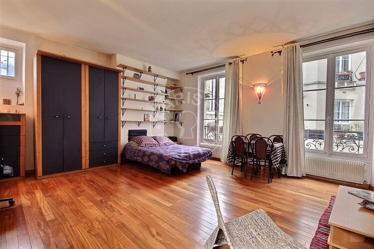 Living room - Furnished studio - Paris 75018 - 12001