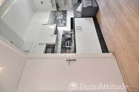 Cozinha Quitinete mobilado - 15m²  - Châtelet - Paris