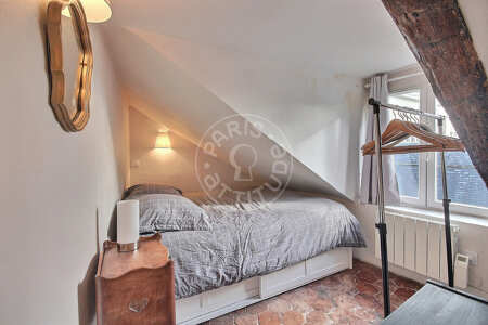 Bedroom Furnished apartment - 22m²  - 1 bedroom - Musée Picasso - Paris