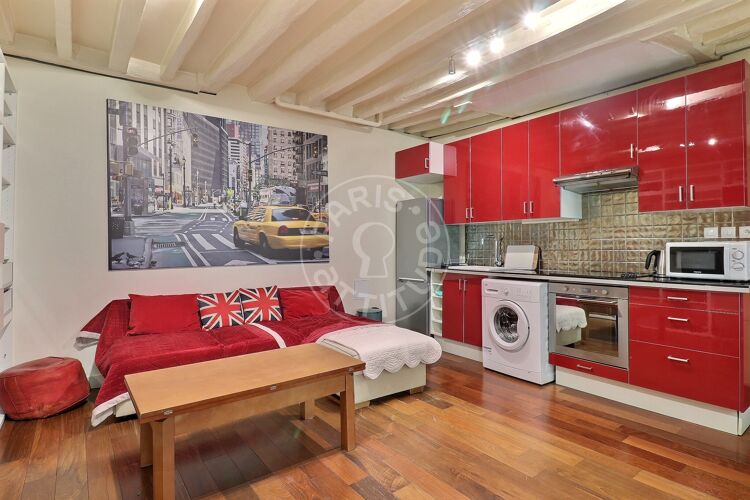 Sala - 1 quarto mobiliado - Paris 75003 - 12021