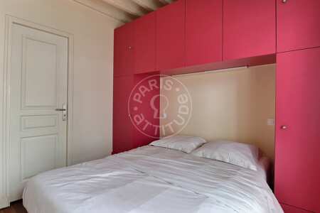 Chambre Appartement meublé - 31m²  - 1 chambre - Temple - Paris