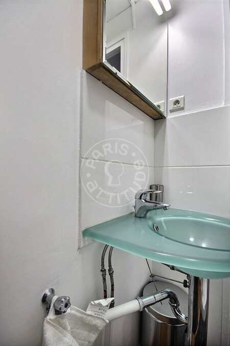 Badezimmer Möblierte studio - 23m²  - Saint-Paul - Paris