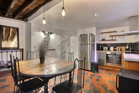 Kitchen Furnished duplex - 47m²  - 1 bedroom - Gare de Lyon - Paris